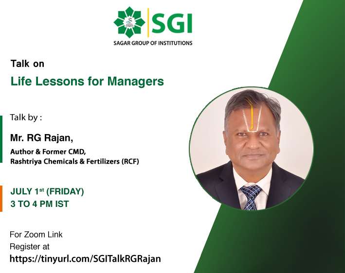Talk on Life Lessons for Managers
