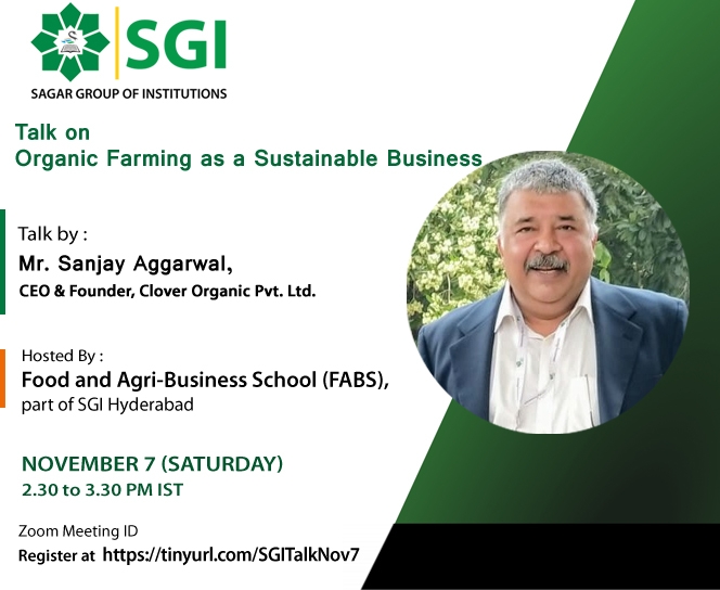 Talk on Organic Farming as a Sustainable Business